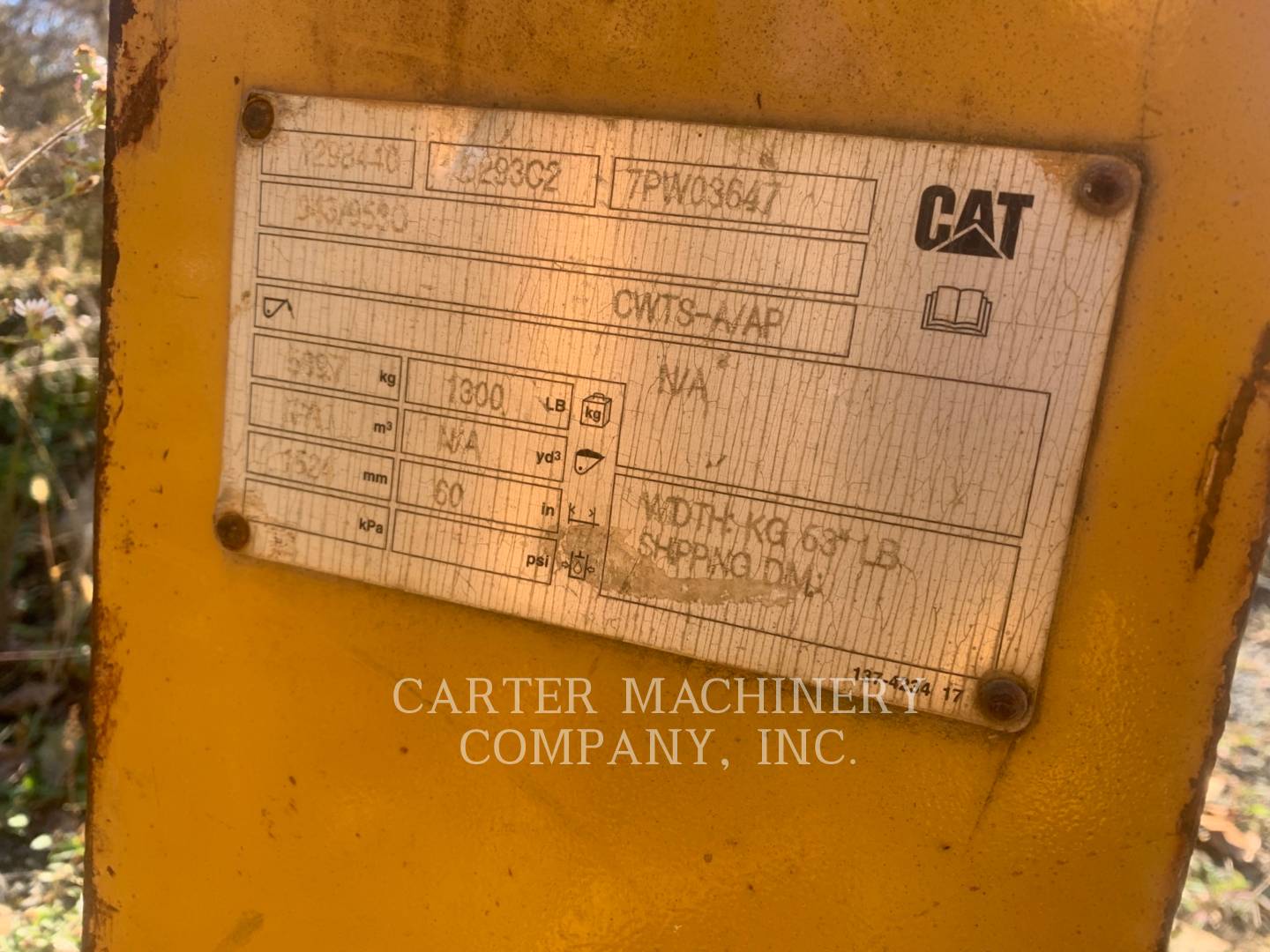 2003 Caterpillar FORKS 953 HPL Pallet Fork