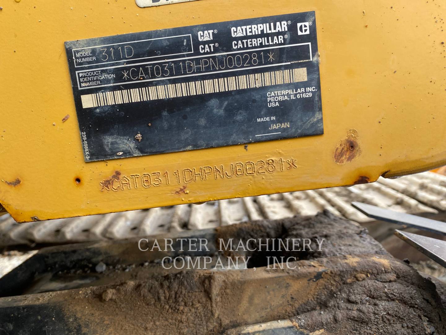 2012 Caterpillar 311DLRR Excavator