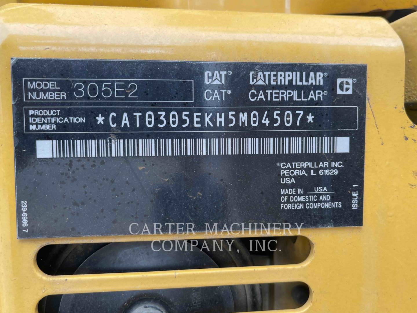 2017 Caterpillar 305E2CR Excavator