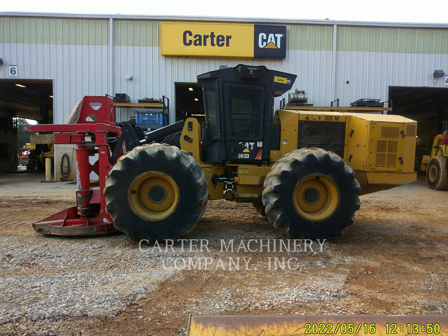 2018 Caterpillar 563D Feller Buncher