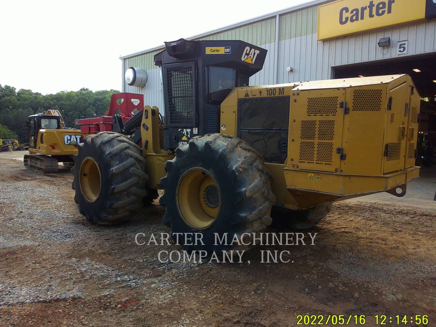 2018 Caterpillar 563D Feller Buncher