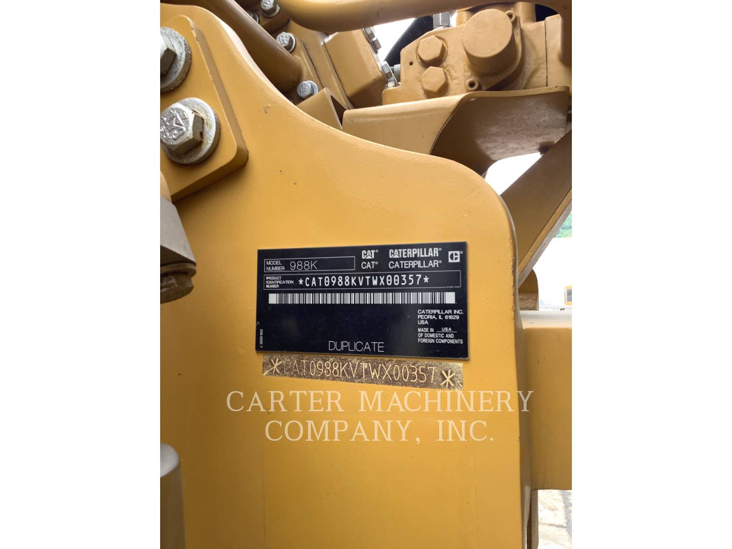 2014 Caterpillar 988K Wheel Loader