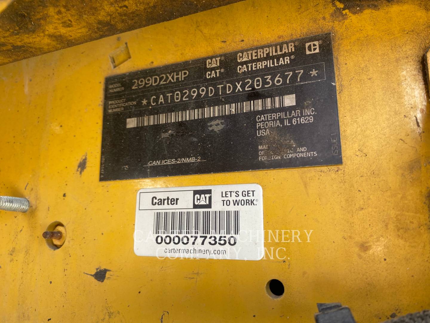 2018 Caterpillar 299D2 XHP Misc