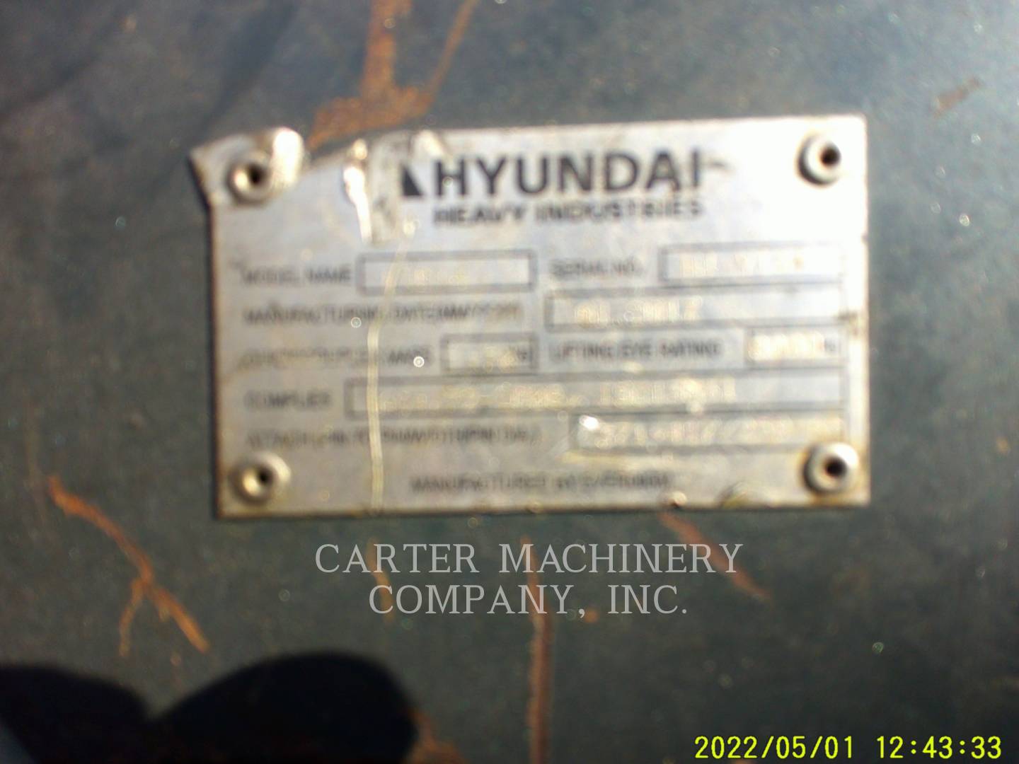 2017 Hyundai HX145LCR Excavator