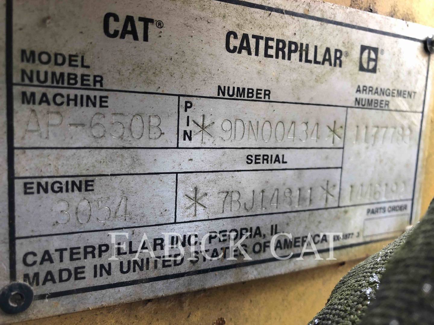 2001 Caterpillar AP650B Paver