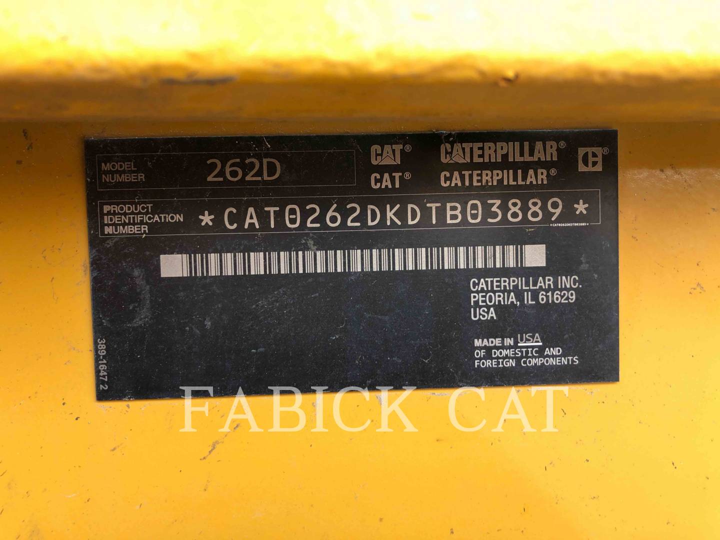 2015 Caterpillar 262D C3H2 Skid Steer Loader