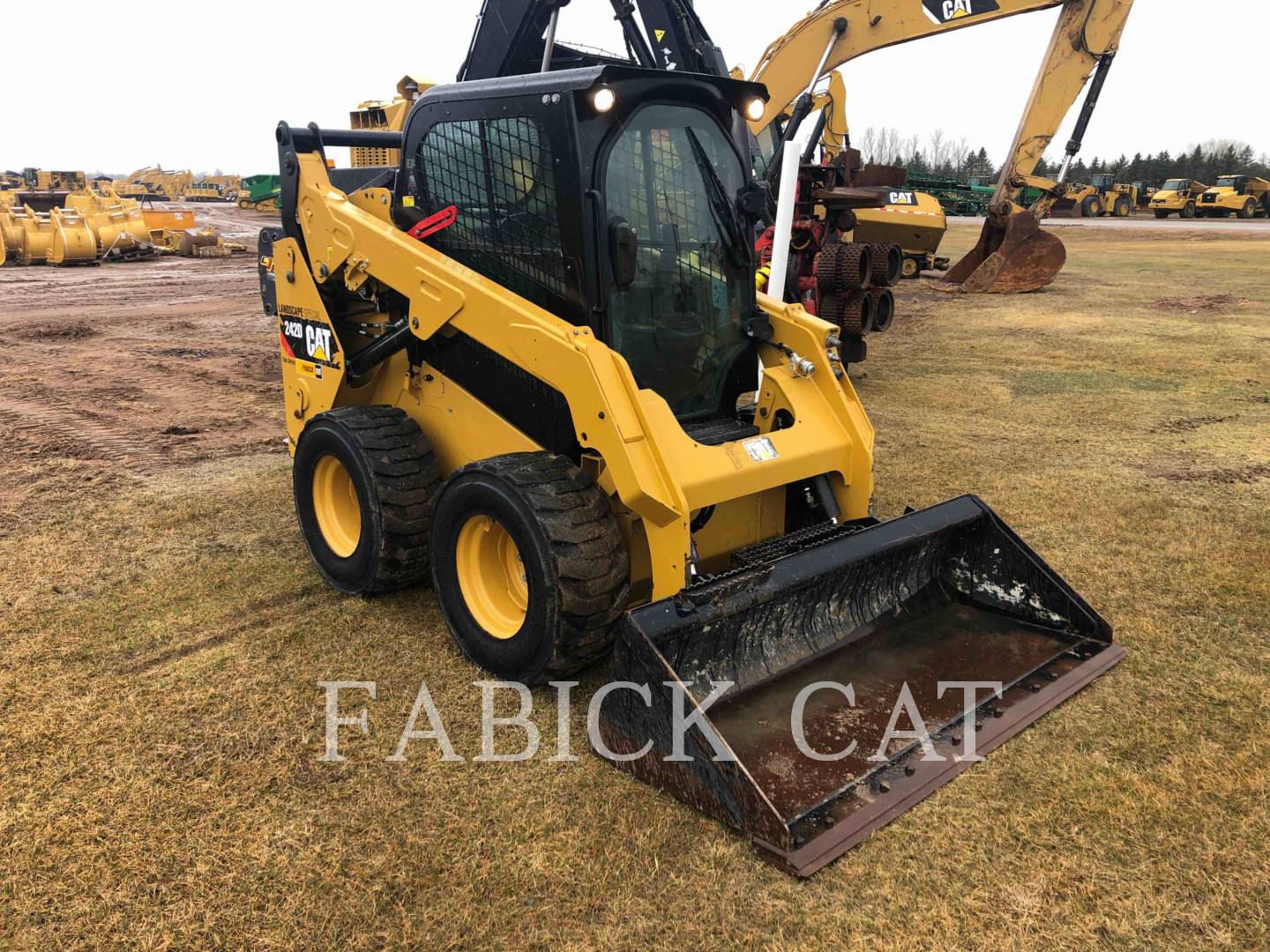 2017 Caterpillar 242D Skid Steer Loader