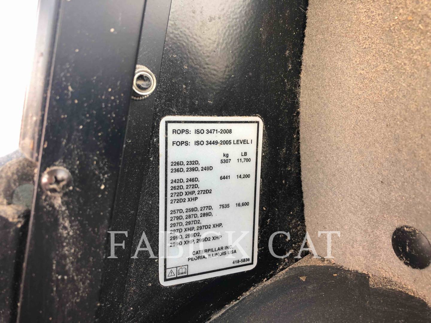 2019 Caterpillar 272D C3H2 Skid Steer Loader