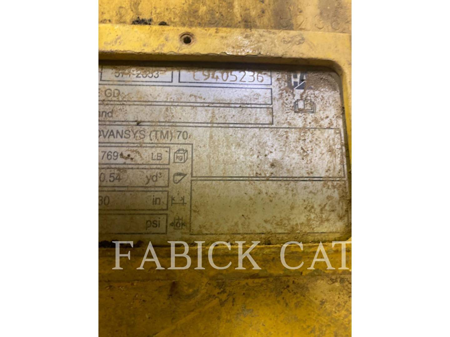 Caterpillar B312-30 Bucket