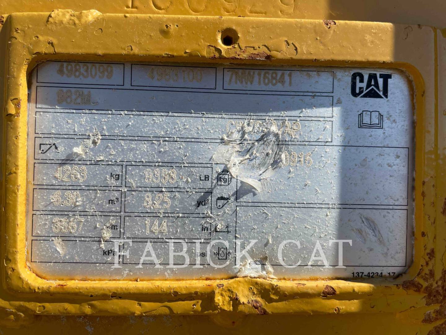 Caterpillar BKT 982 Bucket