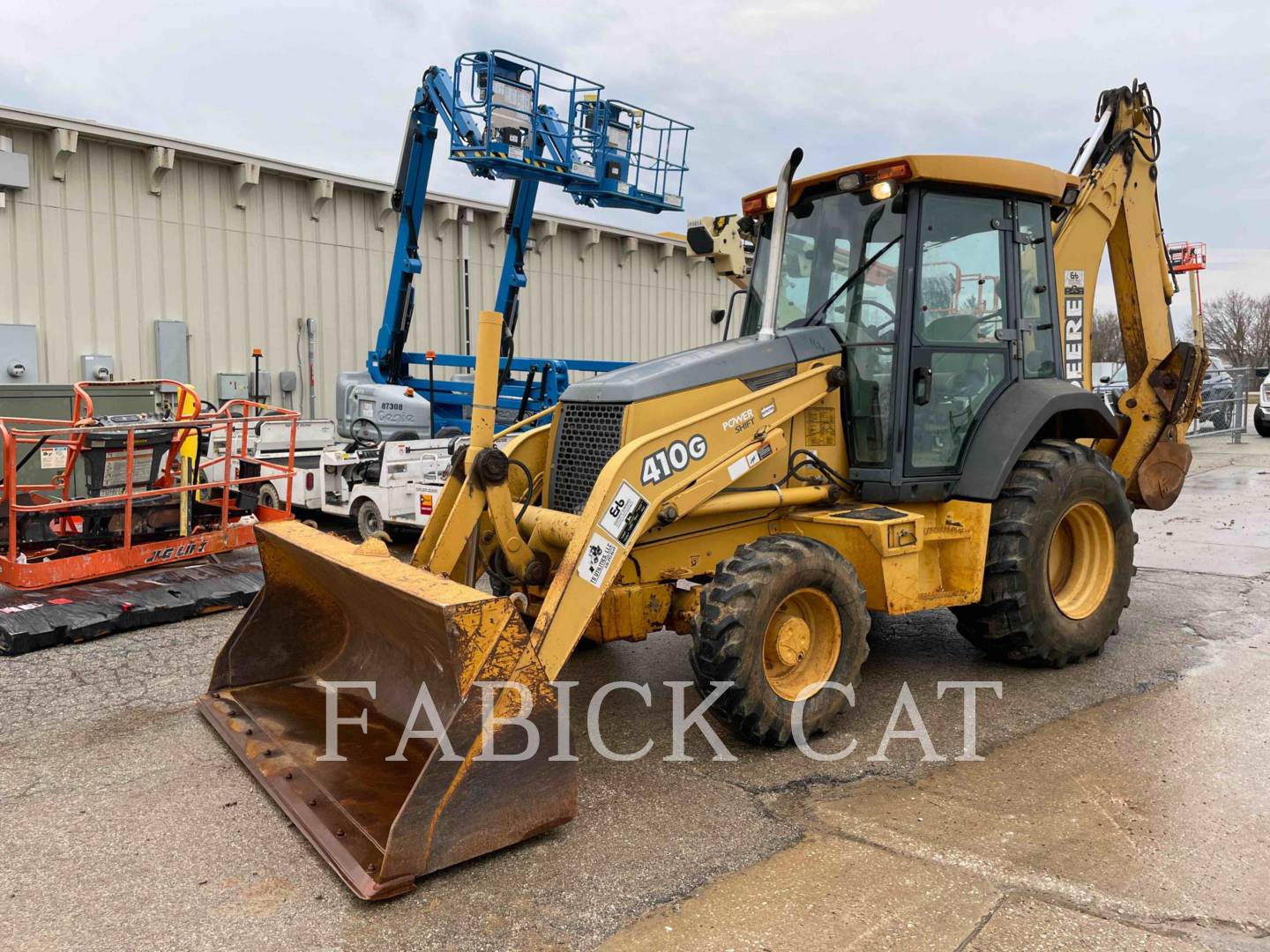 2002 John Deere 410G Tractor Loader Backhoe