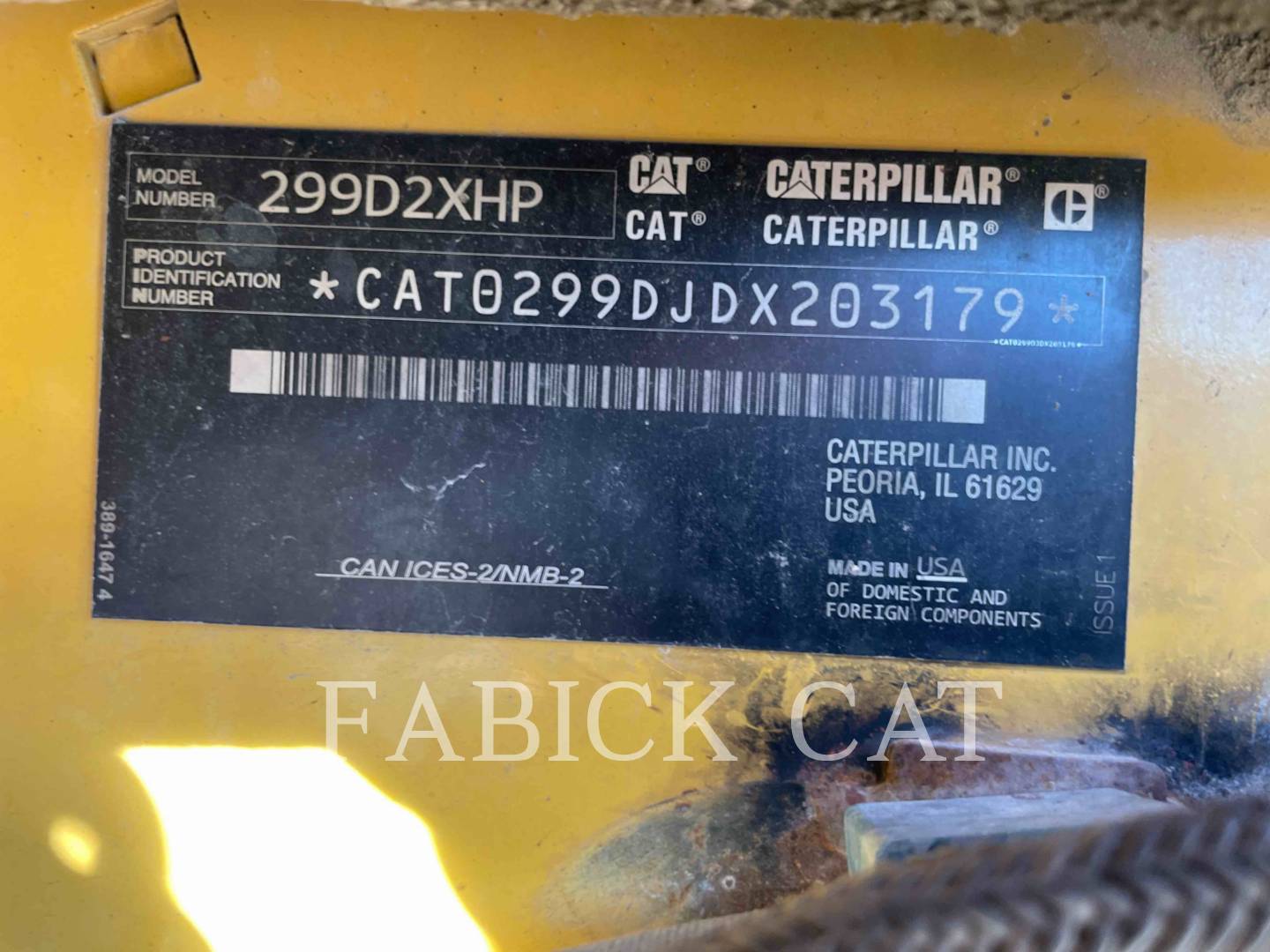 2018 Caterpillar 299D2 XHP Compact Track Loader