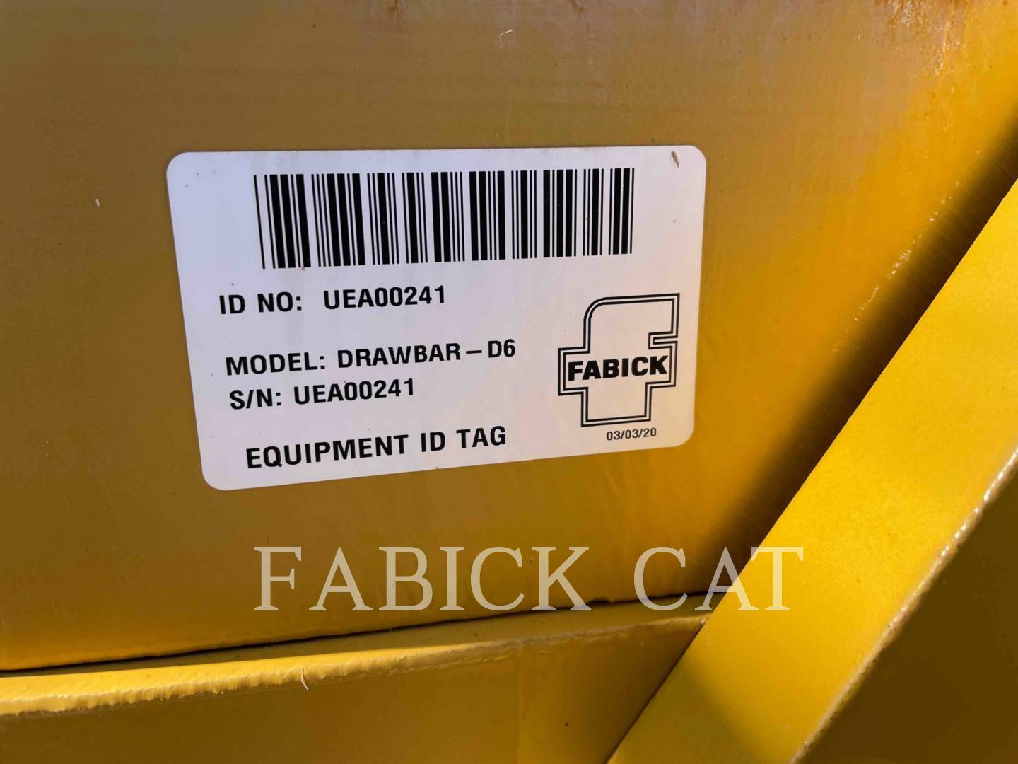 Caterpillar DRAWBAR D6 Misc