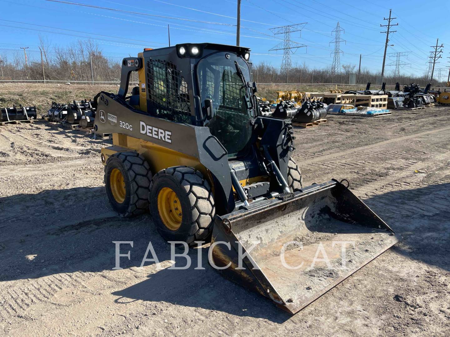 2018 John Deere 320G Skid Steer Loader