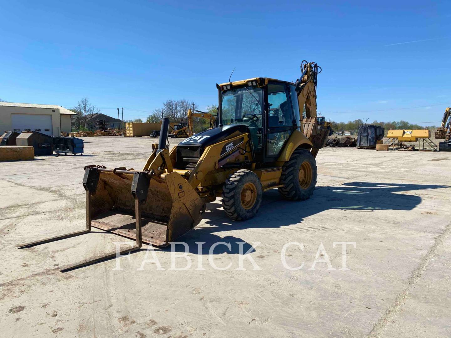 2007 Caterpillar 420E Tractor Loader Backhoe