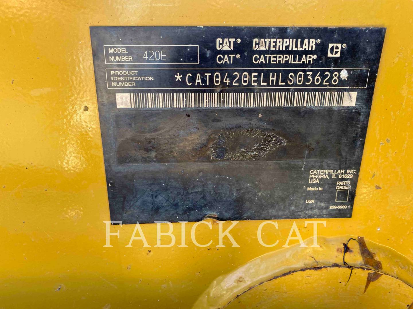 2007 Caterpillar 420E Tractor Loader Backhoe