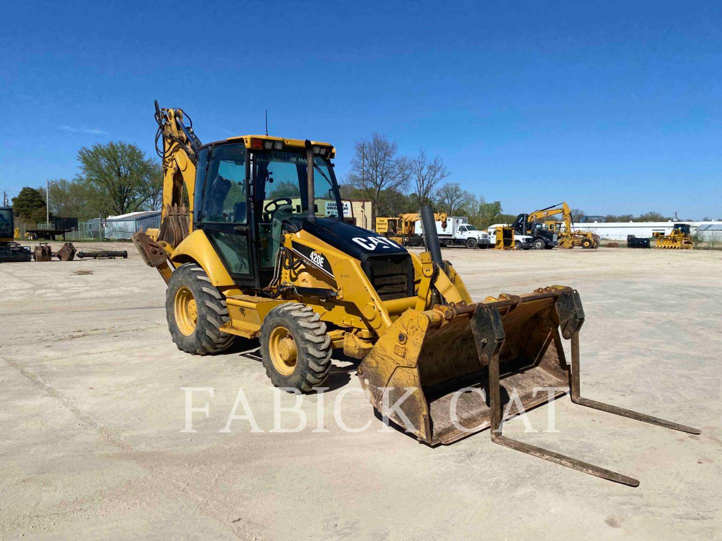 2007 Caterpillar 420E Tractor Loader Backhoe