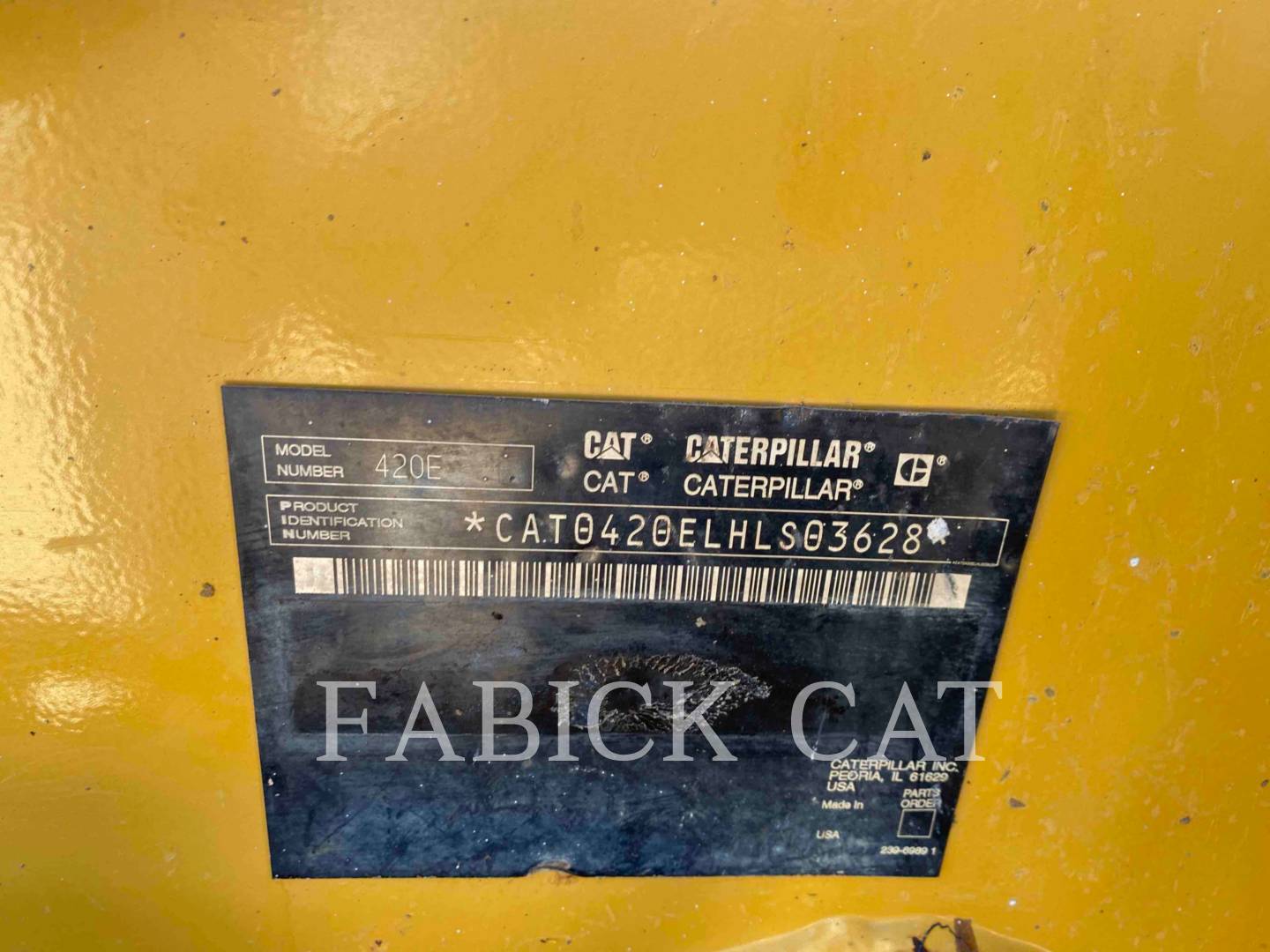 2007 Caterpillar 420E Tractor Loader Backhoe