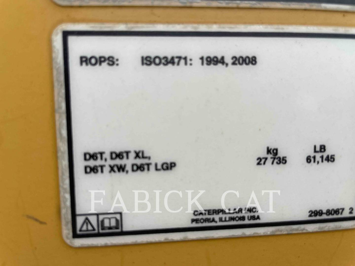 2013 Caterpillar D6TLGVPAT4 Dozer