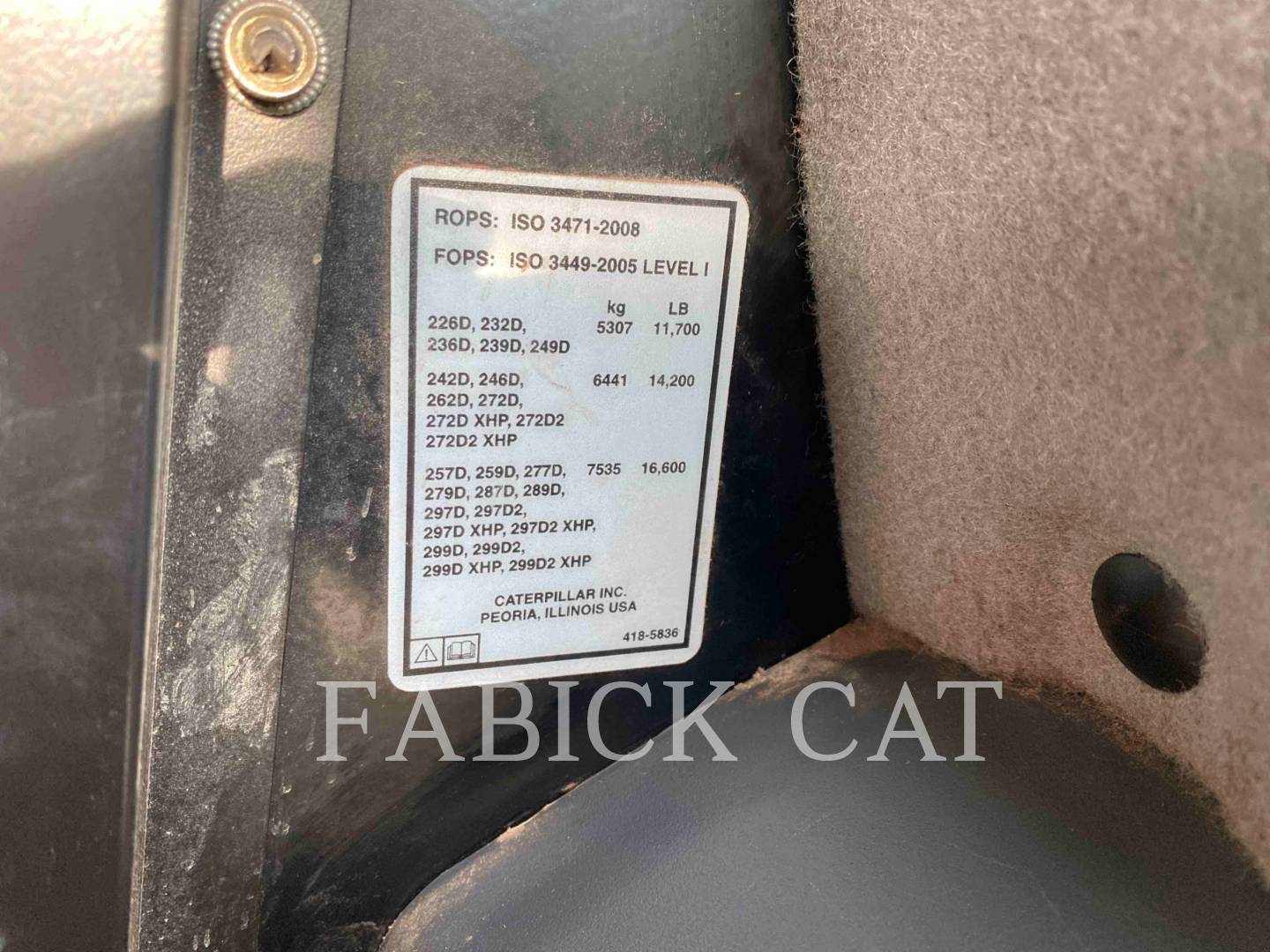 2019 Caterpillar 299D2 OK Compact Track Loader