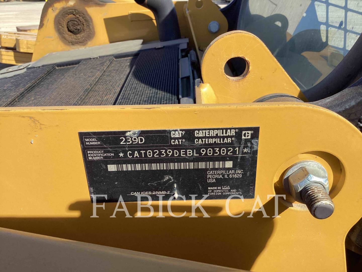 2019 Caterpillar 239D C1H2 Compact Track Loader