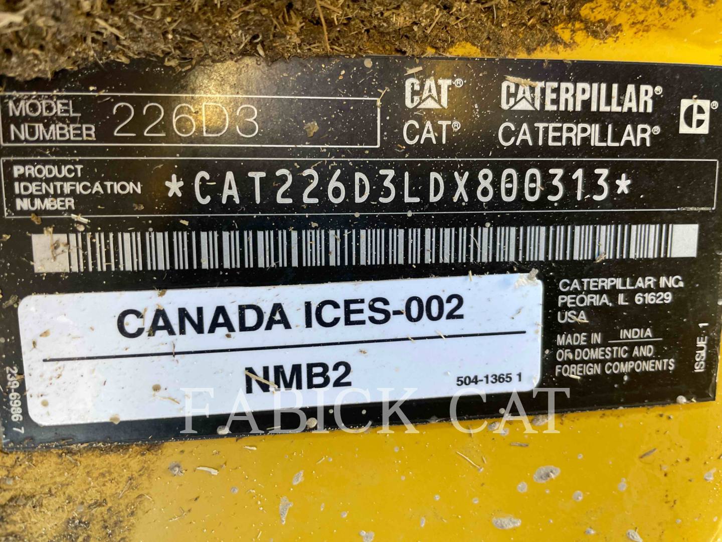 2020 Caterpillar 226D3 C3H2 Skid Steer Loader