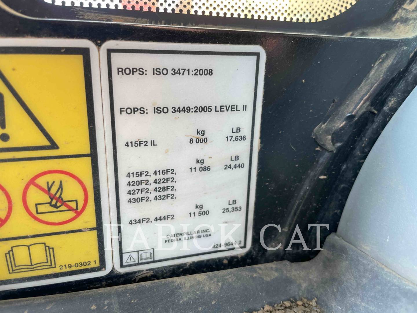 2016 Caterpillar 430F2 HT Tractor Loader Backhoe