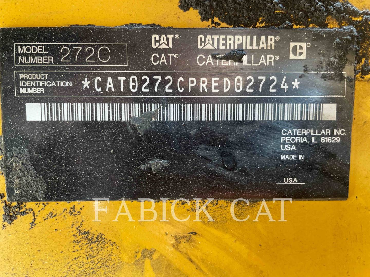 2012 Caterpillar 272C XPS Skid Steer Loader