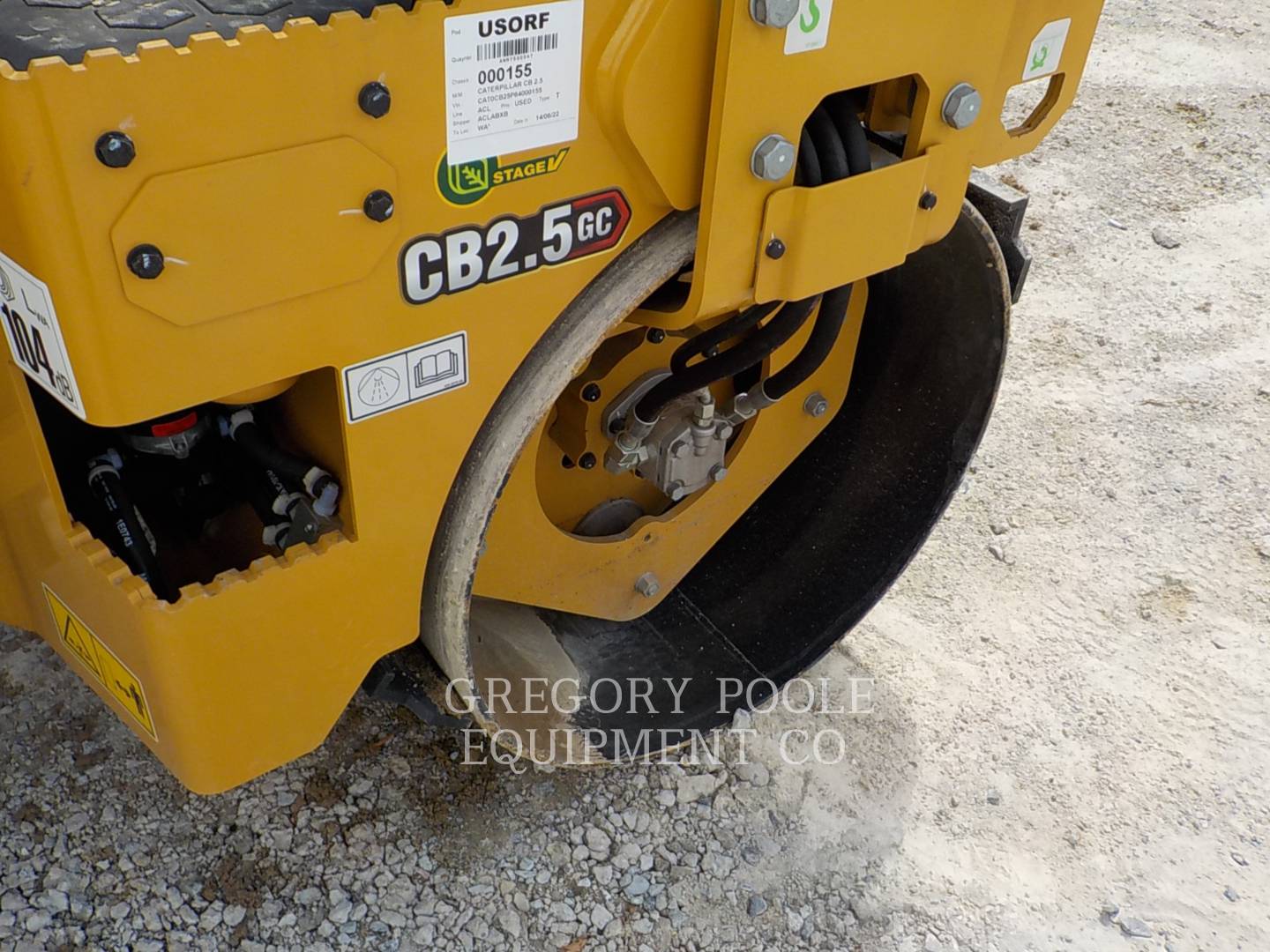 2022 Caterpillar CB2.503GC Vibratory Double