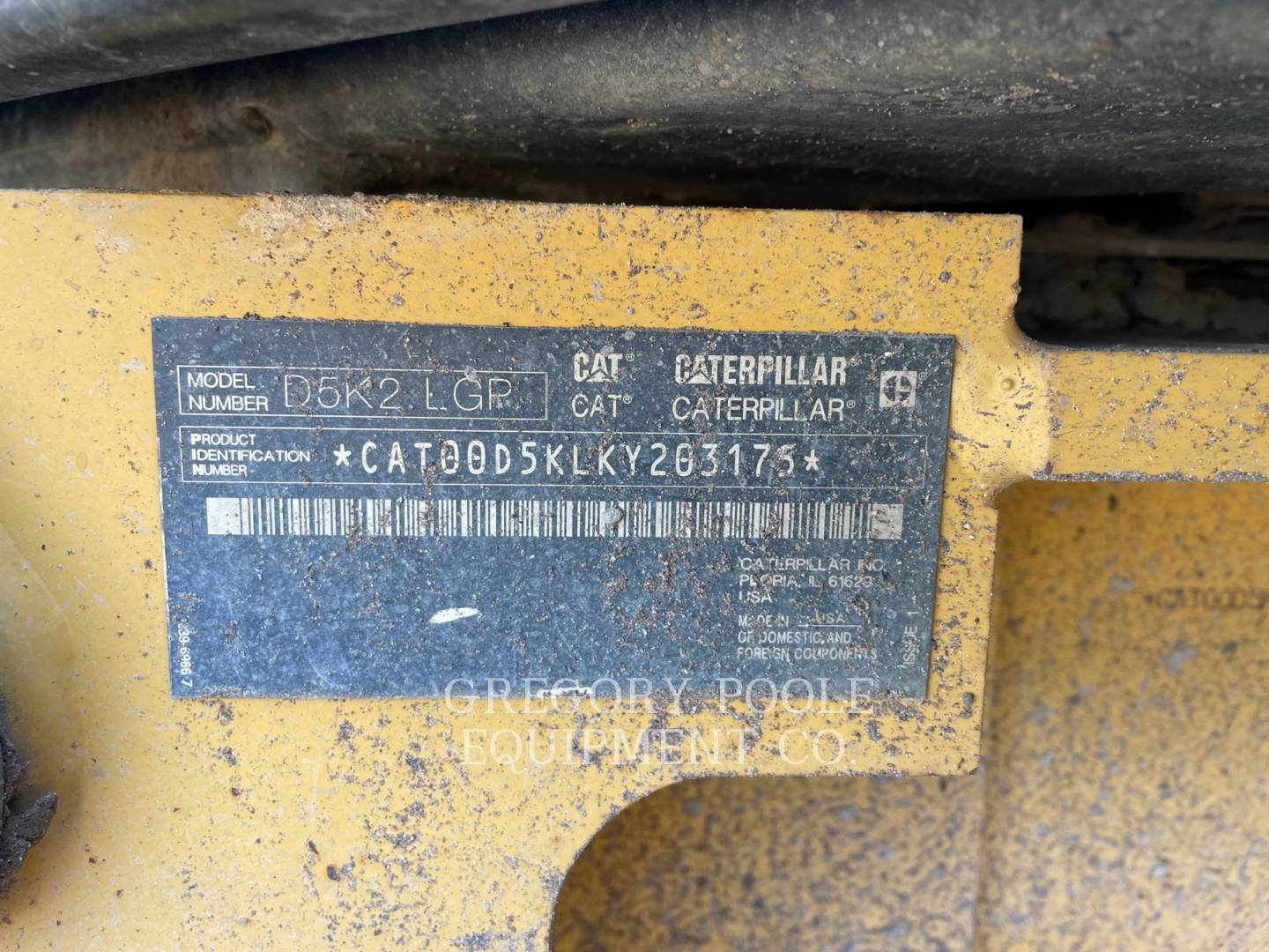 2017 Caterpillar D5K2LGP Dozer