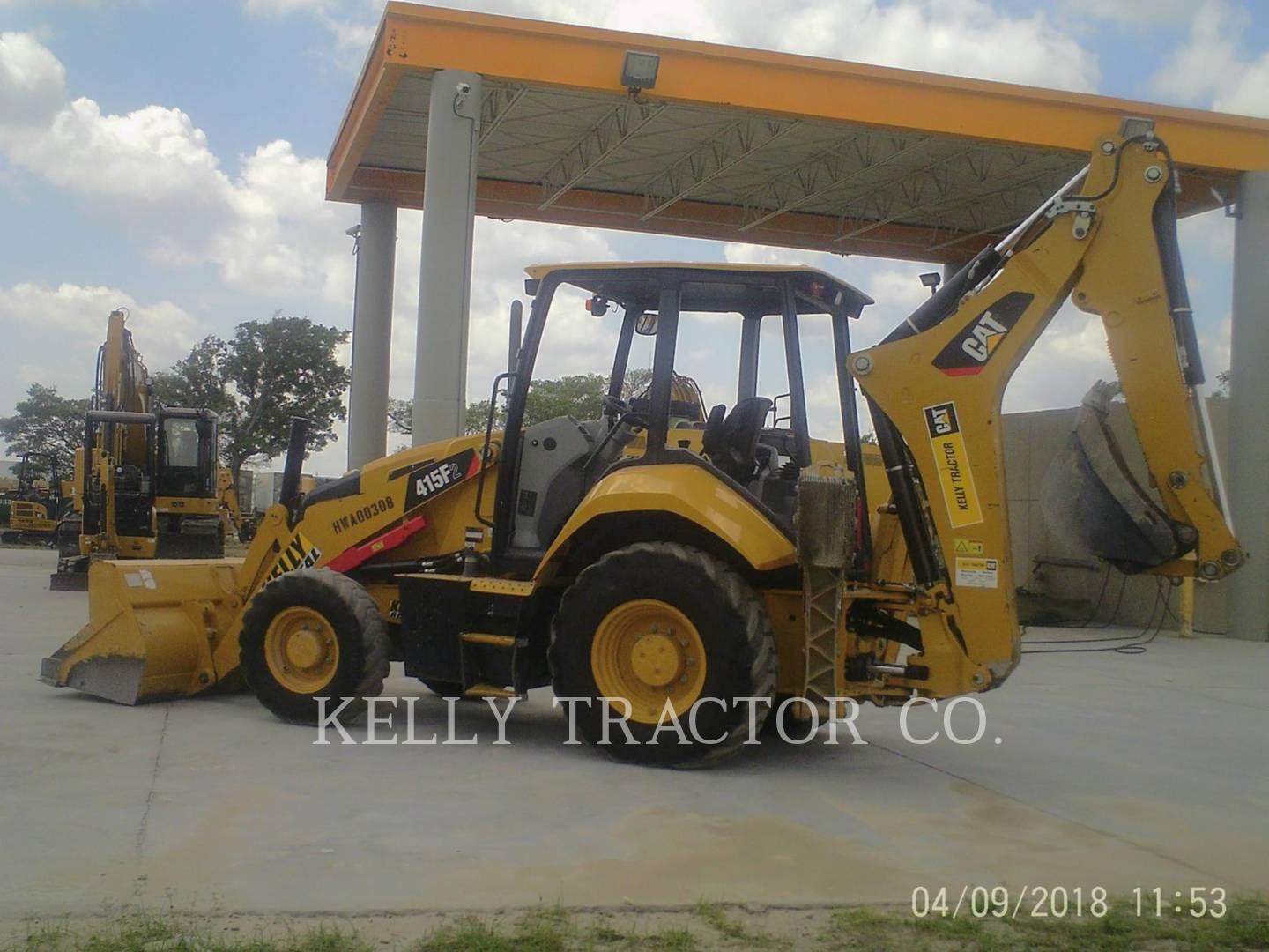 2015 Caterpillar 415 F 2 Tractor Loader Backhoe