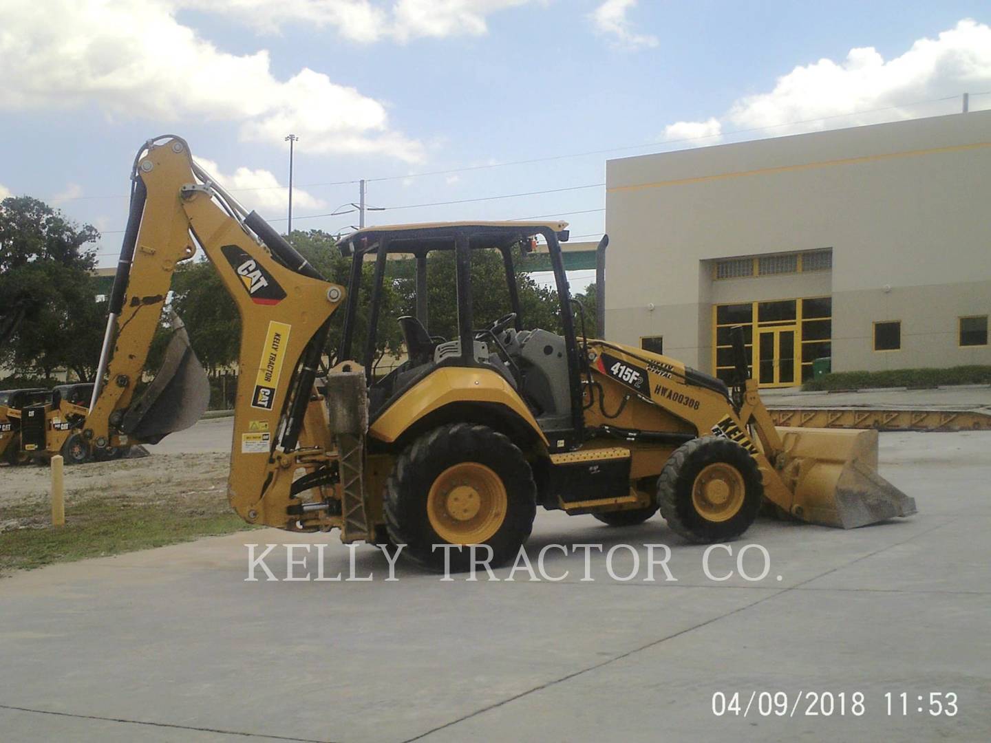 2015 Caterpillar 415 F 2 Tractor Loader Backhoe