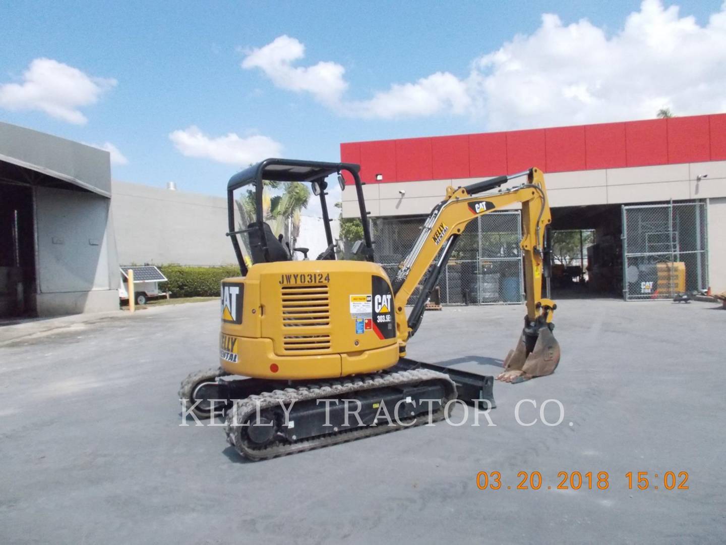 2018 Caterpillar 303.5E2CR Excavator