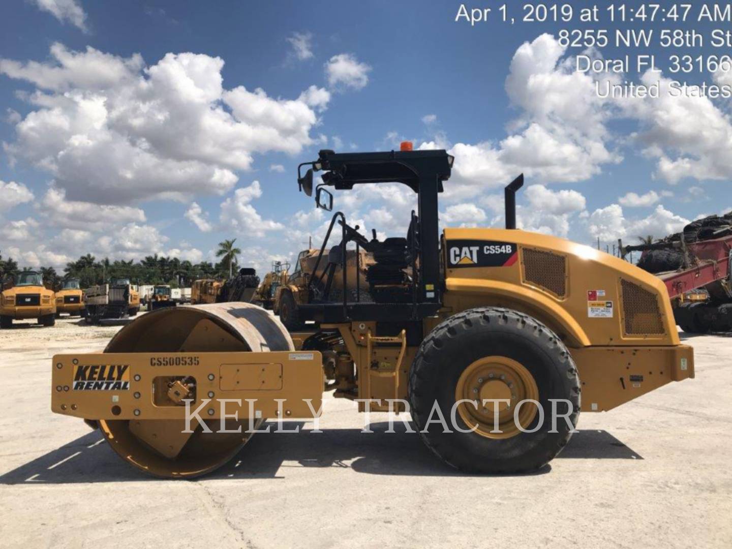 2018 Caterpillar CS54B Vibratory Single