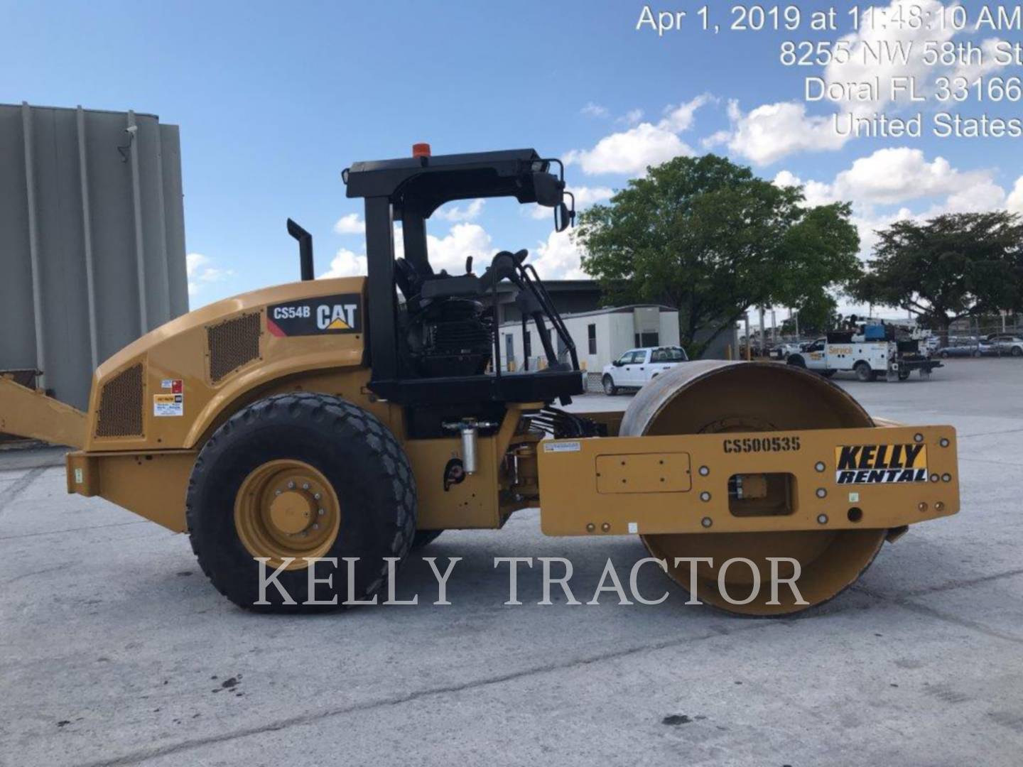 2018 Caterpillar CS54B Vibratory Single