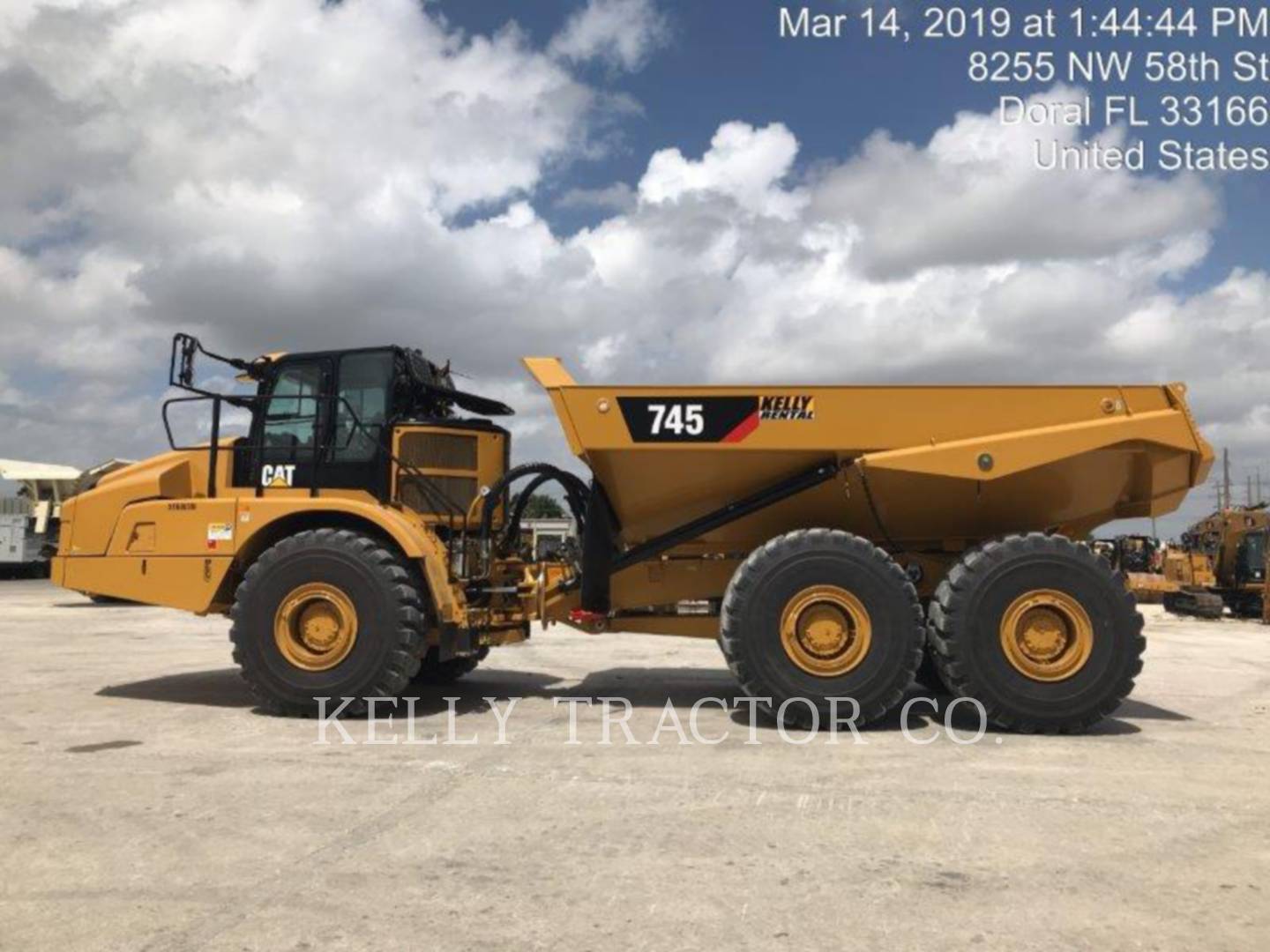 2019 Caterpillar 745 Articulated Truck