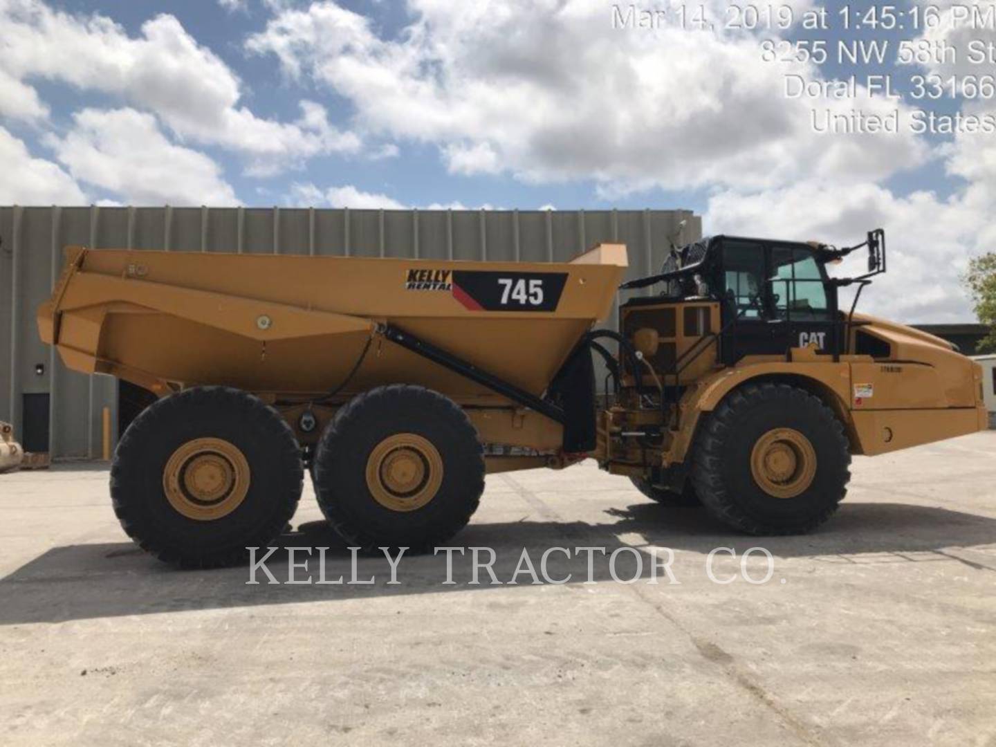 2019 Caterpillar 745 Articulated Truck