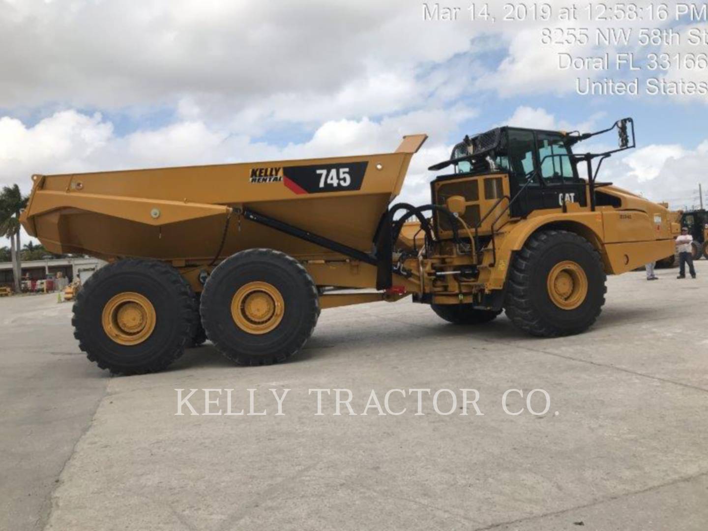 2019 Caterpillar 745 Articulated Truck