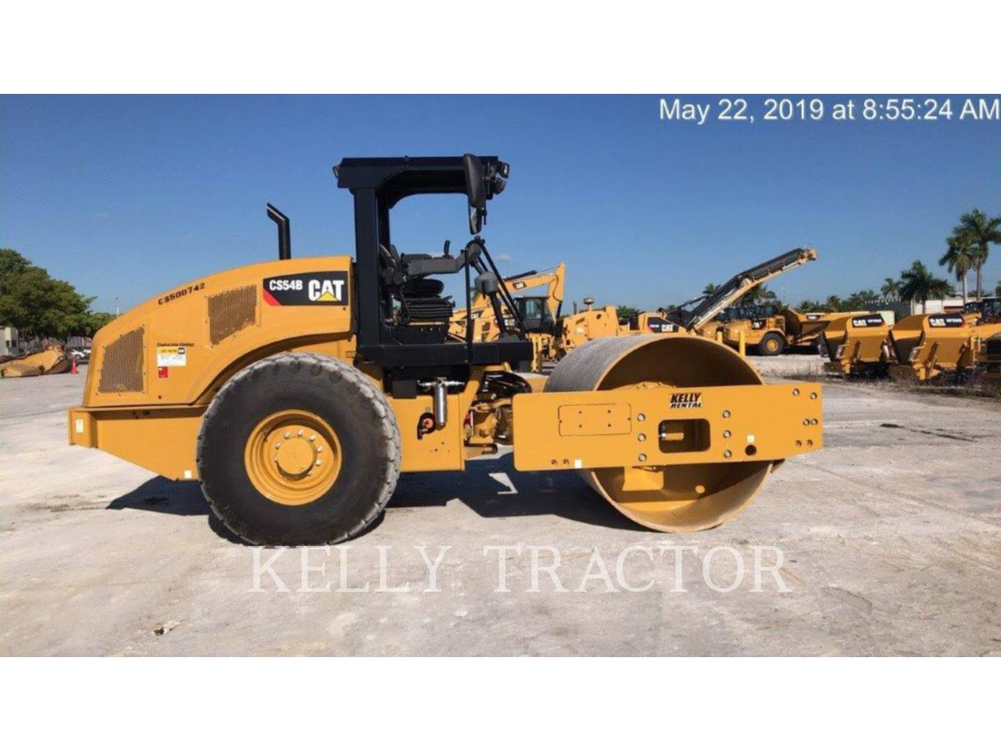 2019 Caterpillar CS54B Vibratory Single