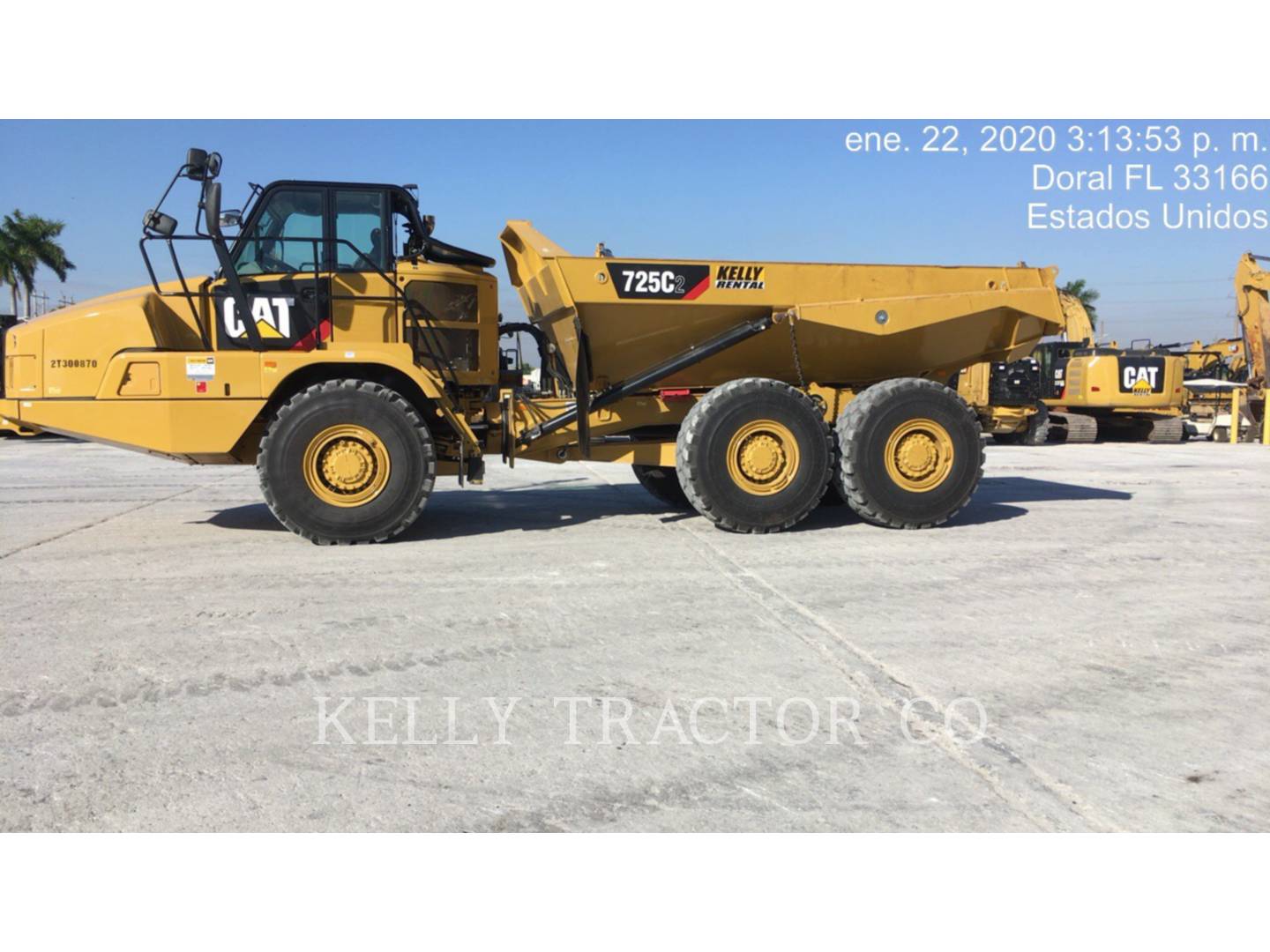 2019 Caterpillar 725C2 Articulated Truck