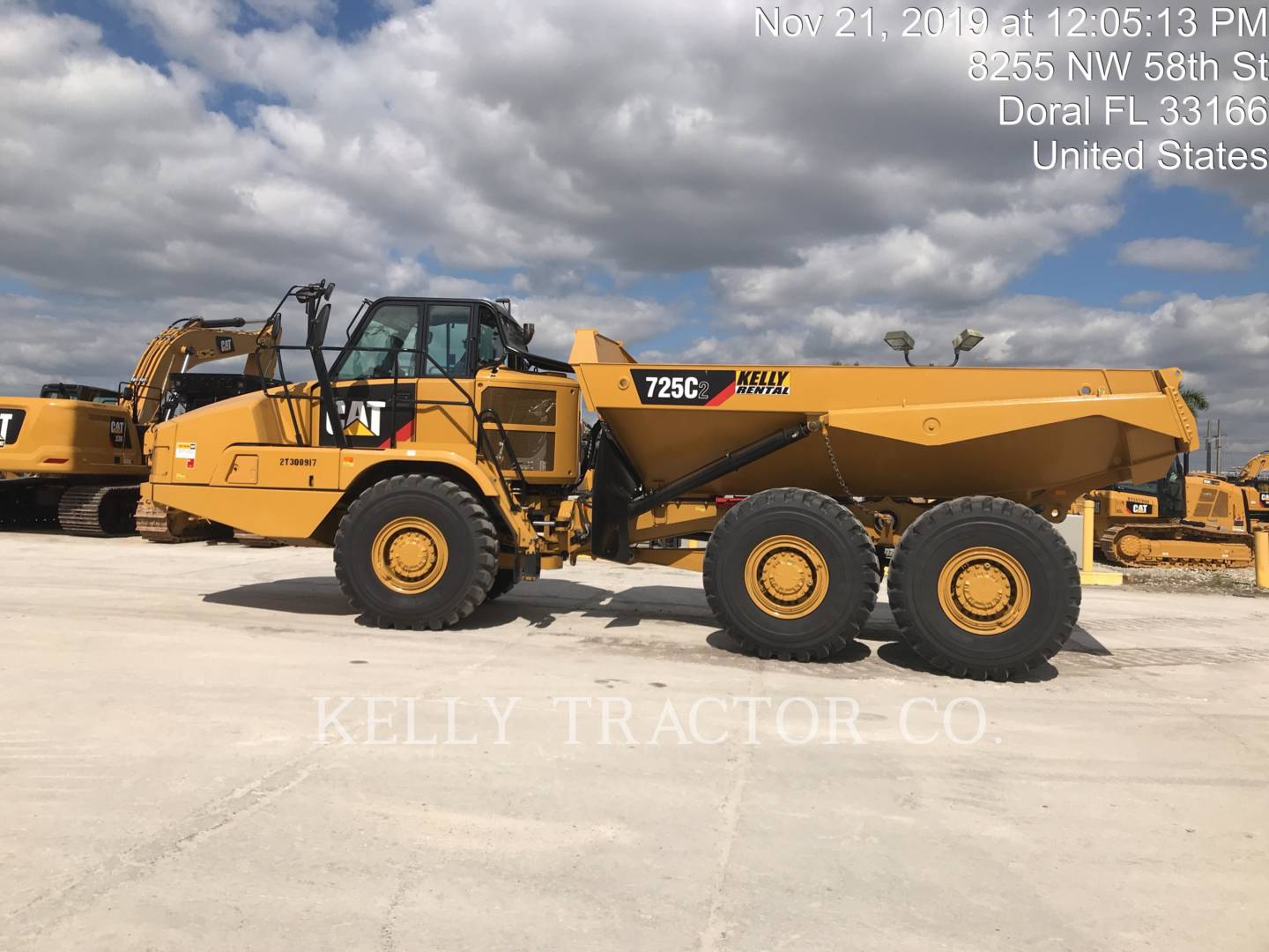 2019 Caterpillar 725C2 Articulated Truck