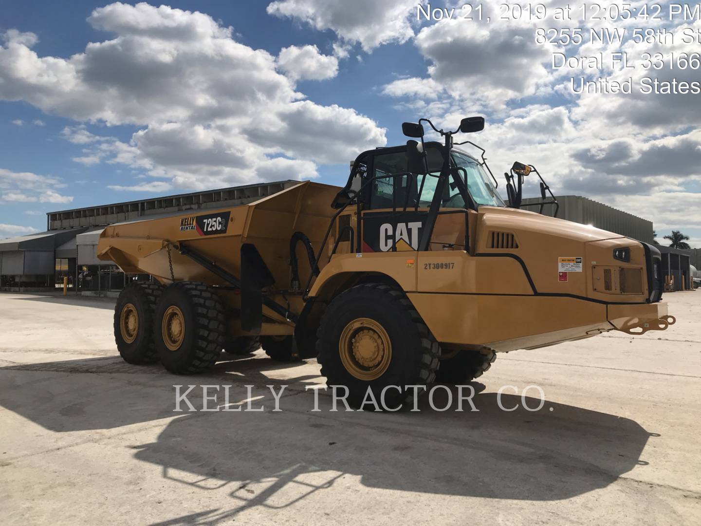 2019 Caterpillar 725C2 Articulated Truck