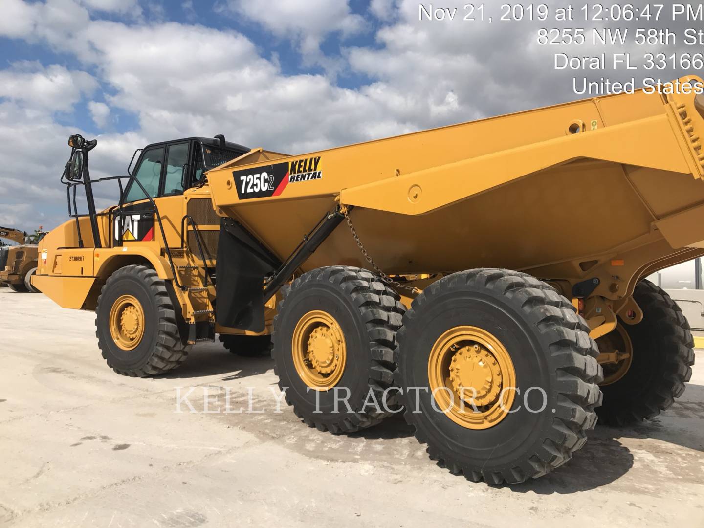 2019 Caterpillar 725C2 Articulated Truck