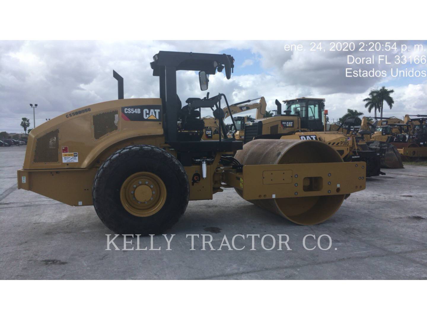 2020 Caterpillar CS54B Vibratory Single