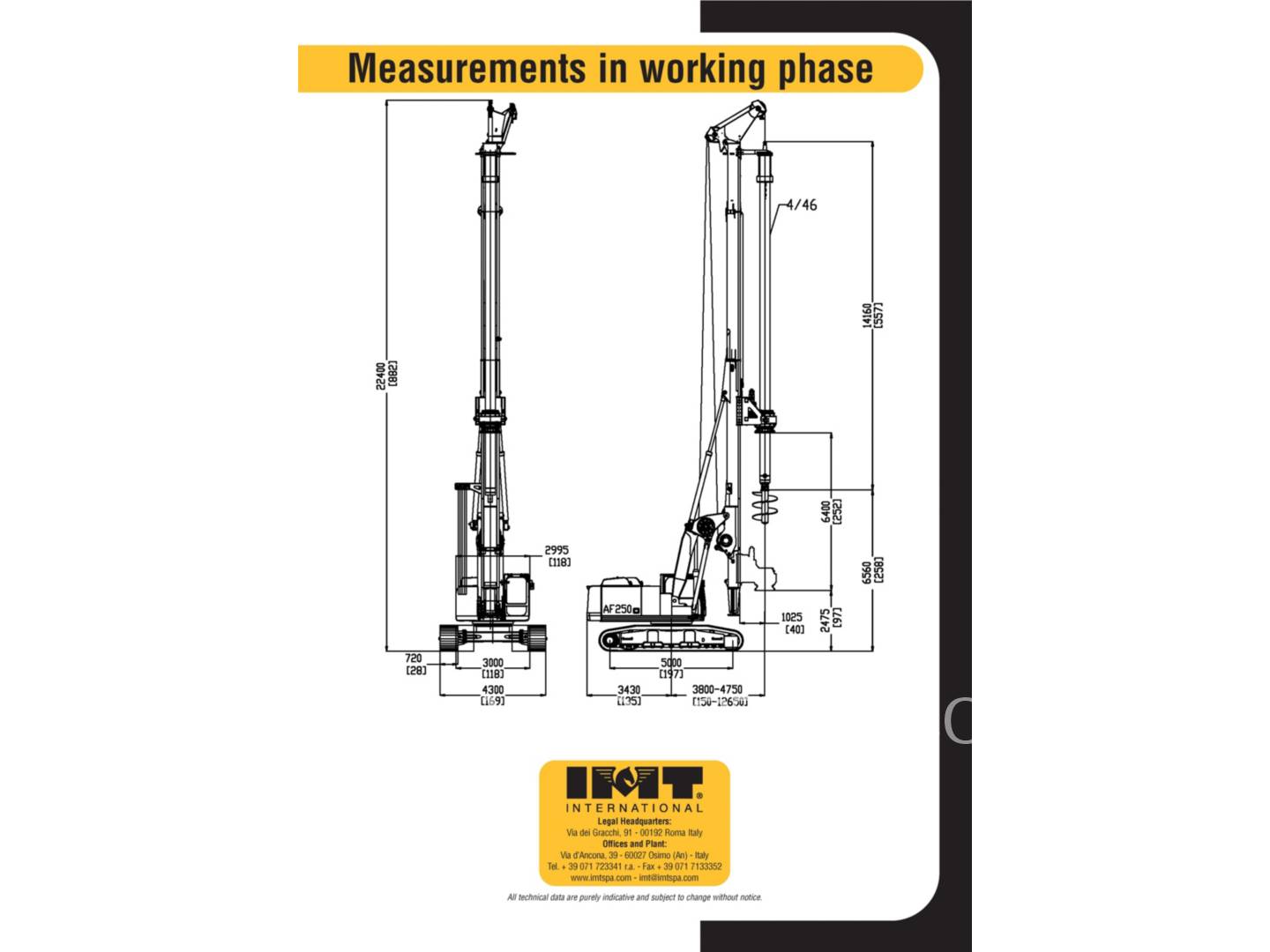 2015 IMT AF250E Drill