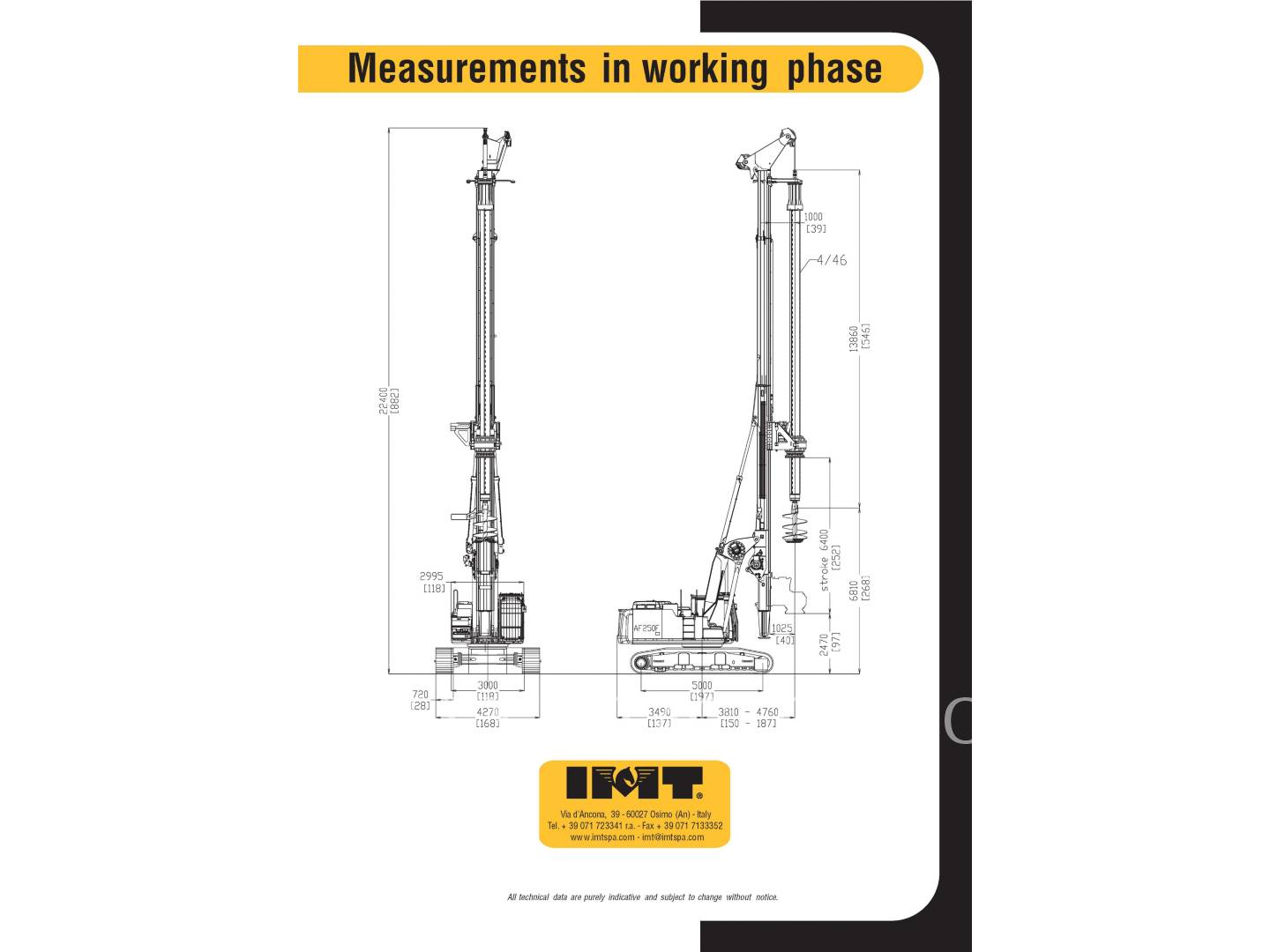 2016 IMT AF250F Drill