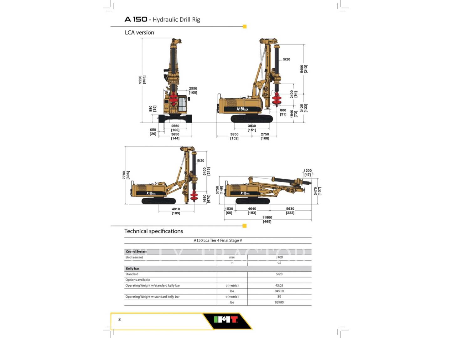 2020 IMT A150 LCA Drill