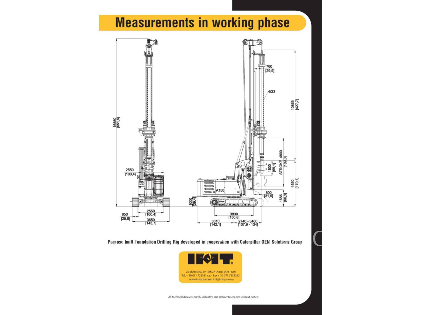 2020 IMT A150 Drill