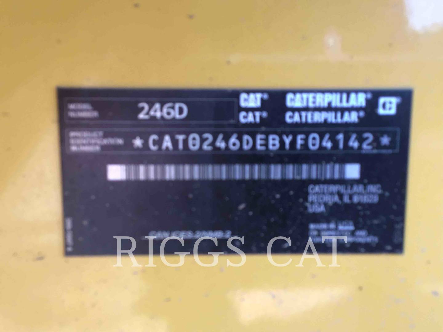 2018 Caterpillar 246D Skid Steer Loader