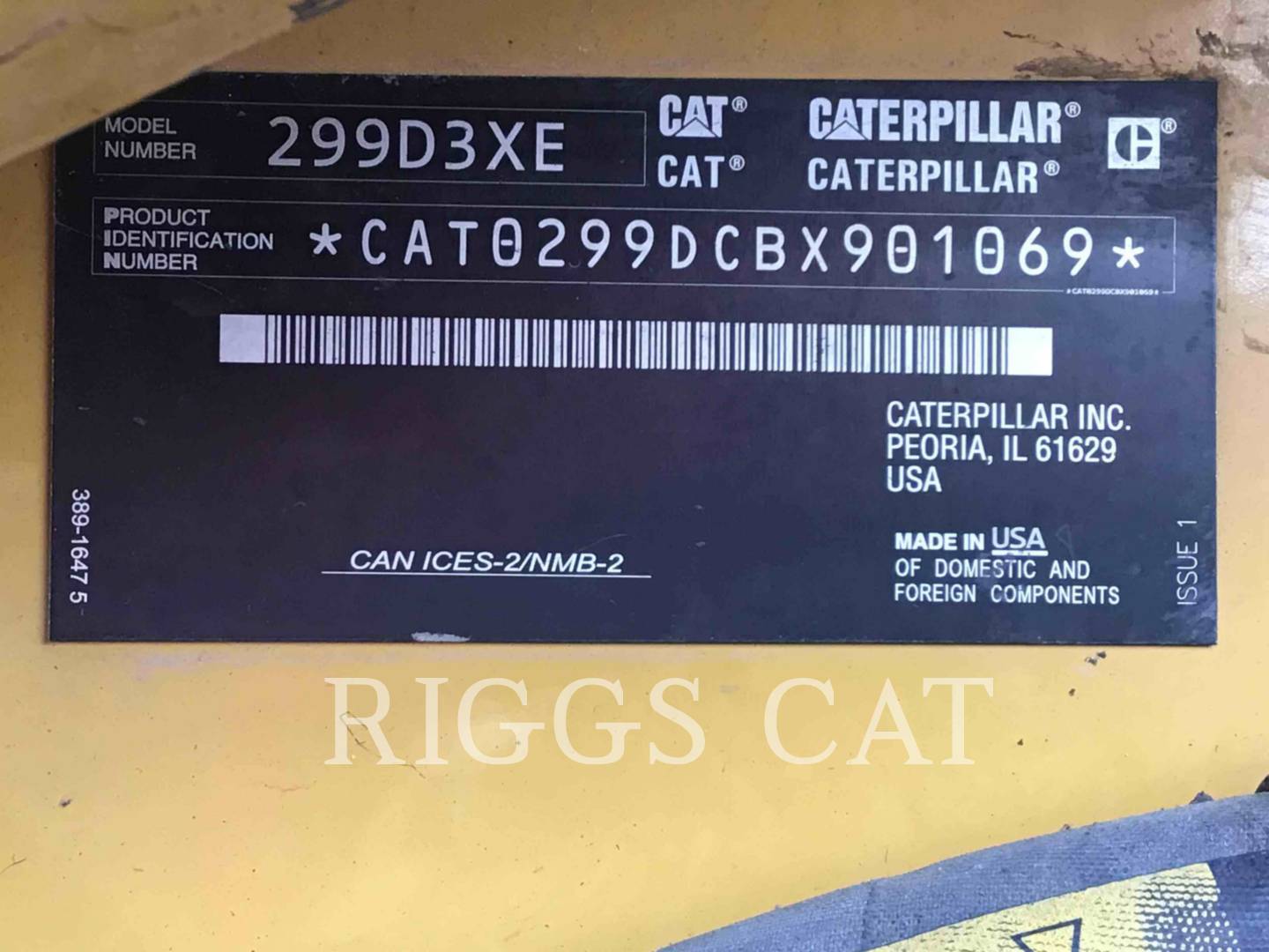 2020 Caterpillar 299DXE DM0 Misc